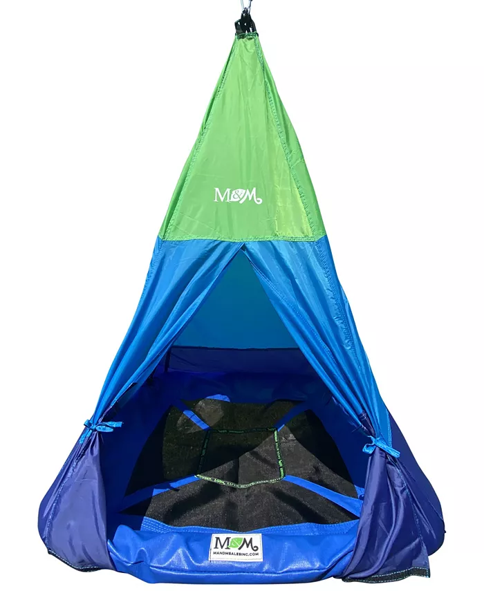 MandM Sales Enterprises Outdoor Teepee Tent Swing - Mycitystee