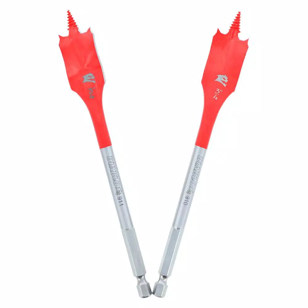 DIABLO 3/4 in. x 6 in. SPEEDemon Spade Bit (2-Pack) and#8211; XDC Depot - Mycitystee