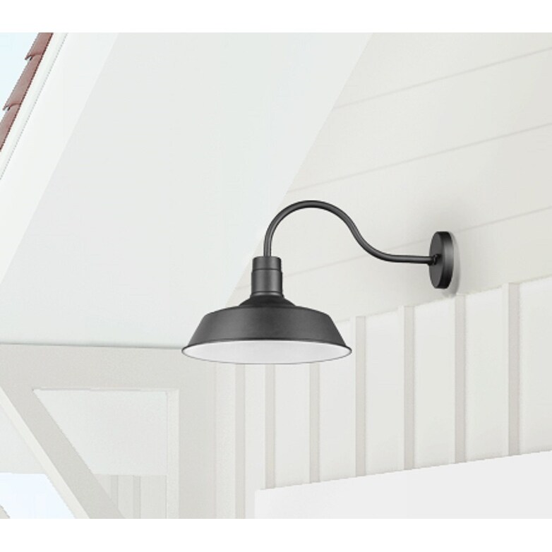 Farmhouse 1 Light Black 14 in Barn Light Shopping - The Best Deals on Outdoor Barn Lights | 35992116 - Mycitystee