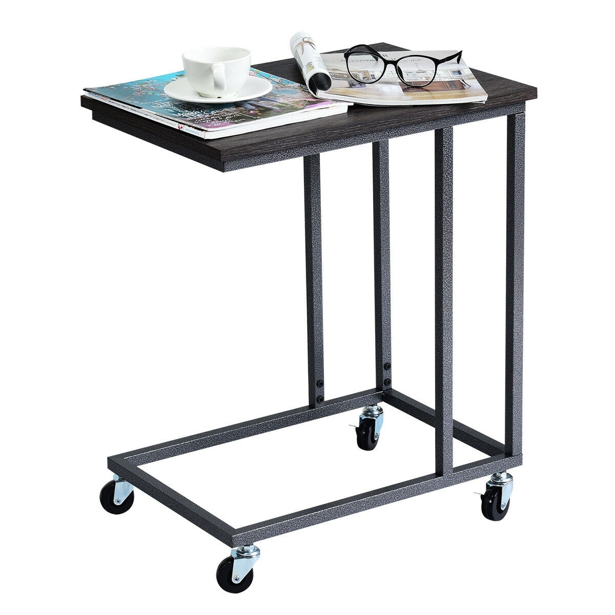 Gymax Laptop Holder Sofa Side End MobileTable Multiple Stand Desk - 20'' X 14'' X 24'' - Mycitystee