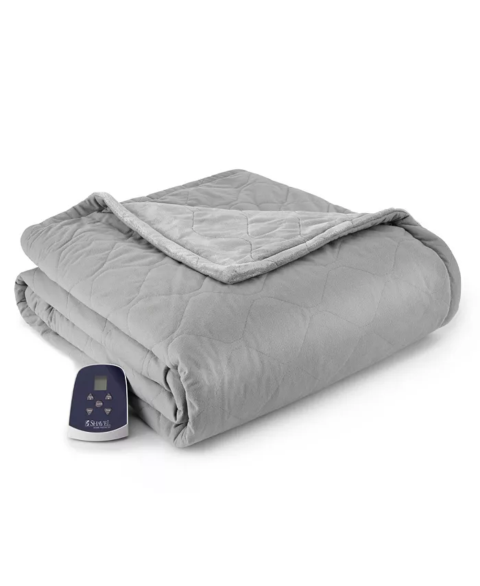 Micro Flannel to Ultra Velvet Electric Throw Blanket， 90