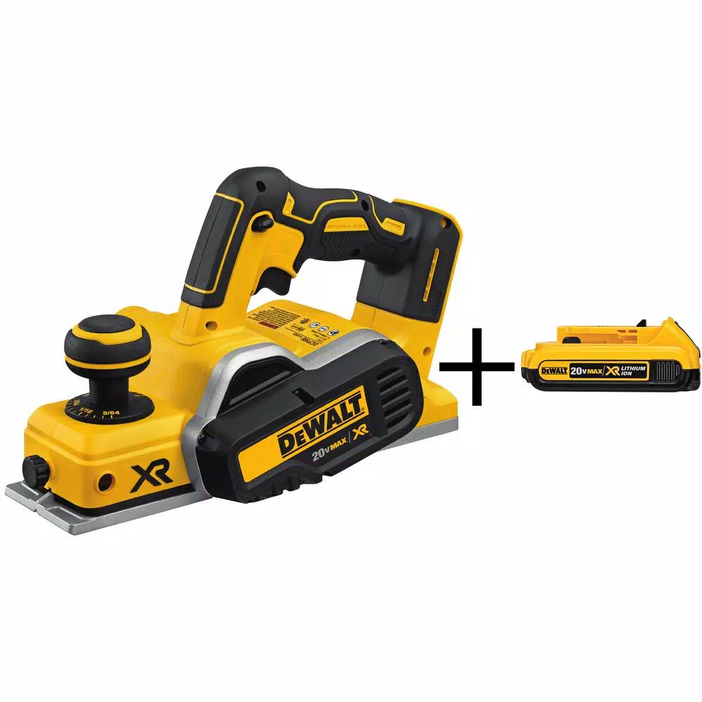 DEWALT 20-Volt MAX XR Cordless Brushless 3-1/4 in. Planer with (1) 20-Volt 2.0Ah Battery and#8211; XDC Depot - Mycitystee