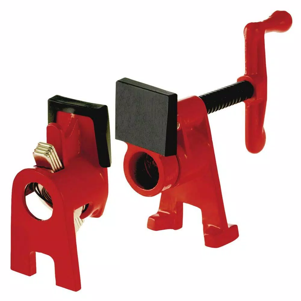 BESSEY H-Style Pipe Clamp Fixture Set for 1/2 in. Black Pipe and#8211; XDC Depot - Mycitystee