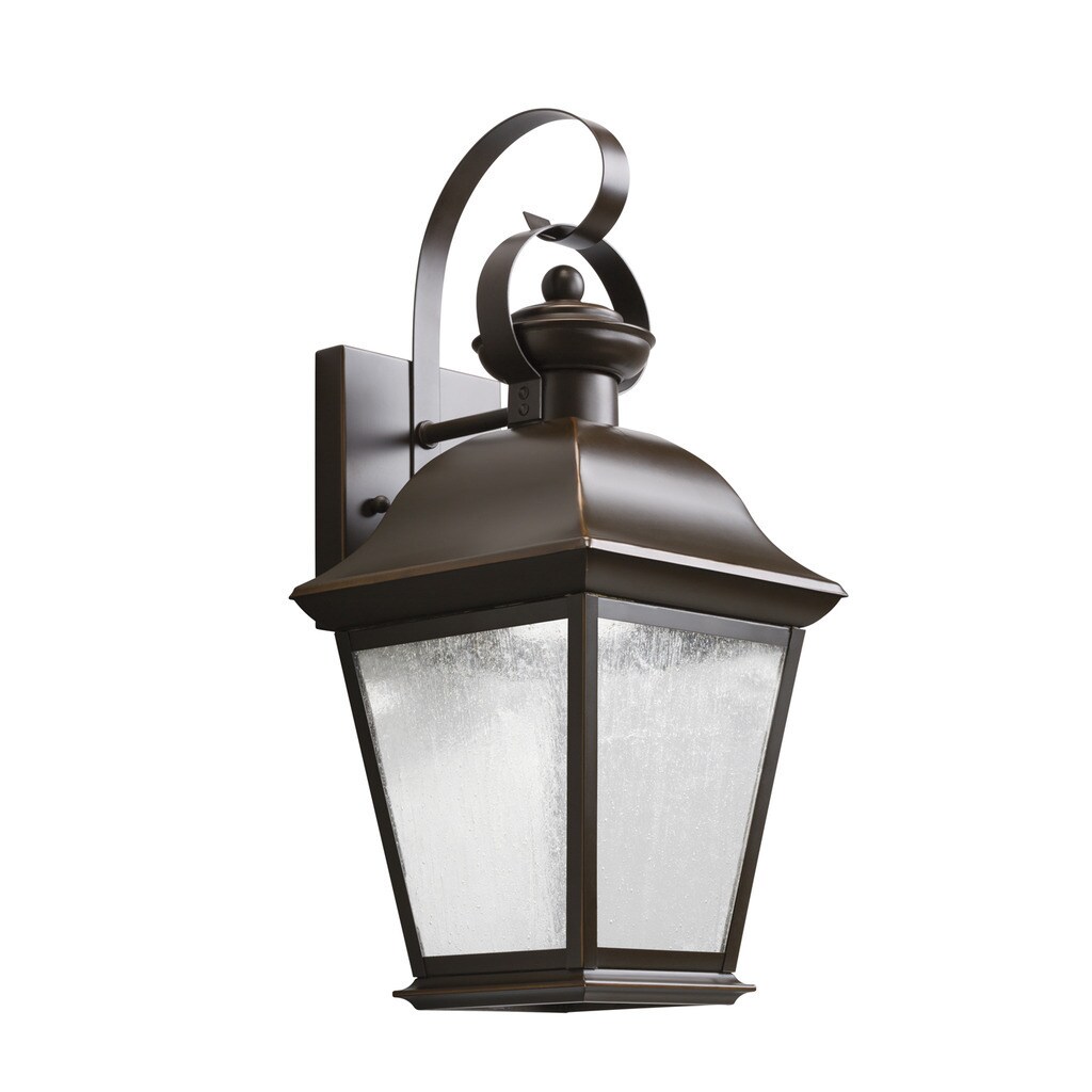 Kichler Lighting Mount Vernon Collection 1-light Olde Bronze Outdoor LED Wall Lantern Shopping - The Best Deals on Outdoor Wall Lanterns | 20139602 - Mycitystee
