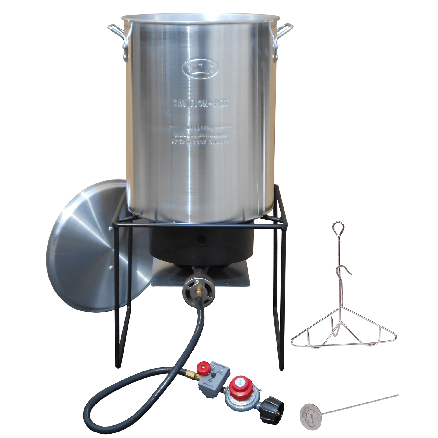 King Kooker 38000 BTU Powder Coated Steel Turkey Fryer Kit 29 qt - Mycitystee