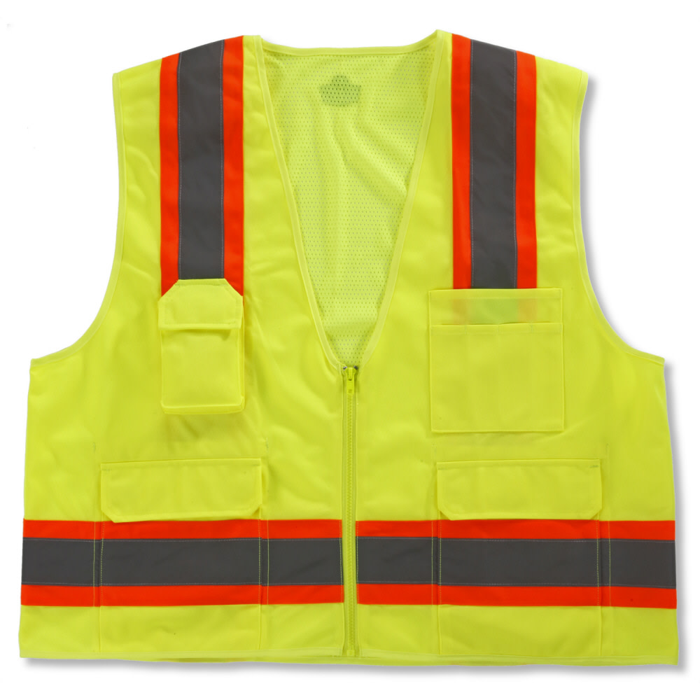 Class 2 Two-Tone Surveyors Vest - Mycitystee