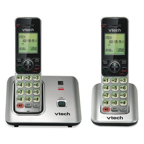 Vtech CS6619-2 Cordless Phone System， Base and 1 Additional Handset - Mycitystee