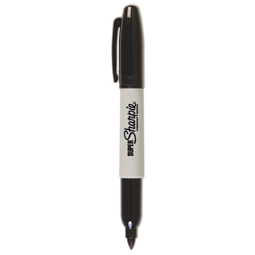 Sharpie Super Permanent Marker， Fine Bullet Tip， Black， Dozen (33001) - Mycitystee