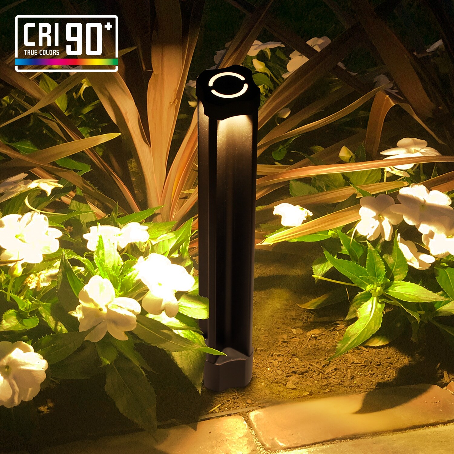 4W 12V Low Voltage LED Landscape Pathway Lights， 3000K Warm White - Mycitystee