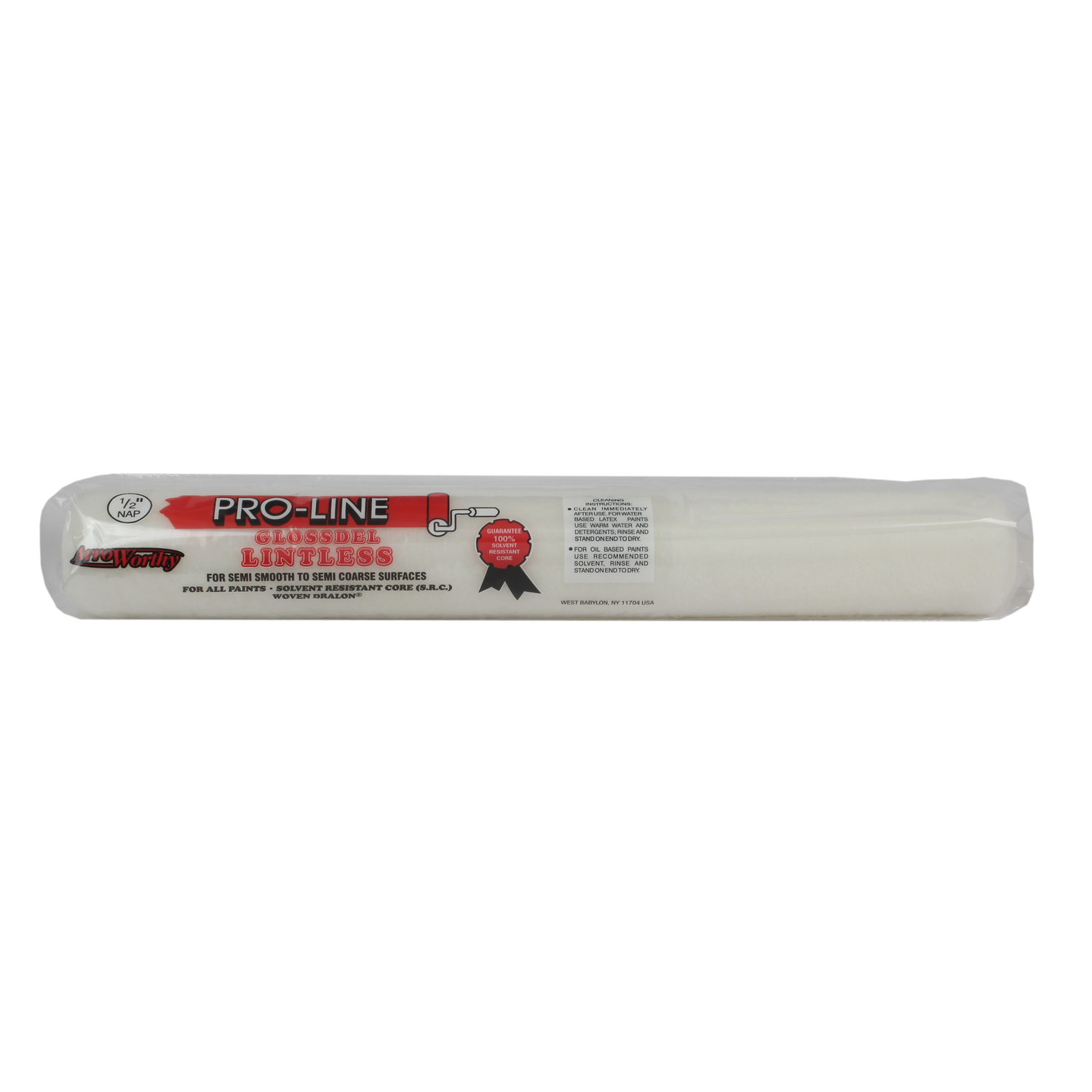 Arroworthy Pro-Line Dralon 18 in. W X 1/2 in. Mini Paint Roller Cover 1 pk - Mycitystee