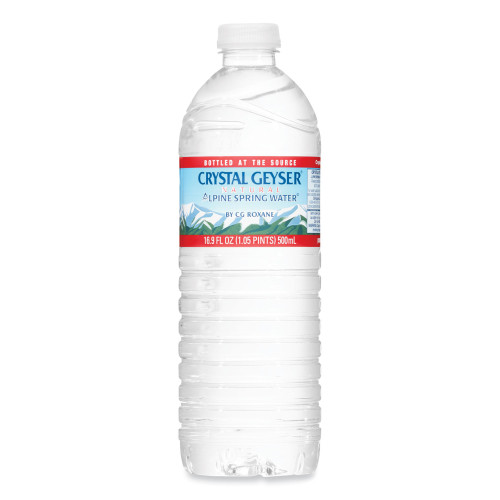 Crystal Geyser Alpine Spring Water， 16.9 oz Bottle， 24/Case， 84 Cases/Pallet (24514) - Mycitystee