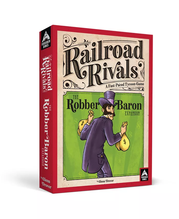 Forbidden Games Railroad Rivals the Robber Baron Expansion Set， 112 Piece - Mycitystee