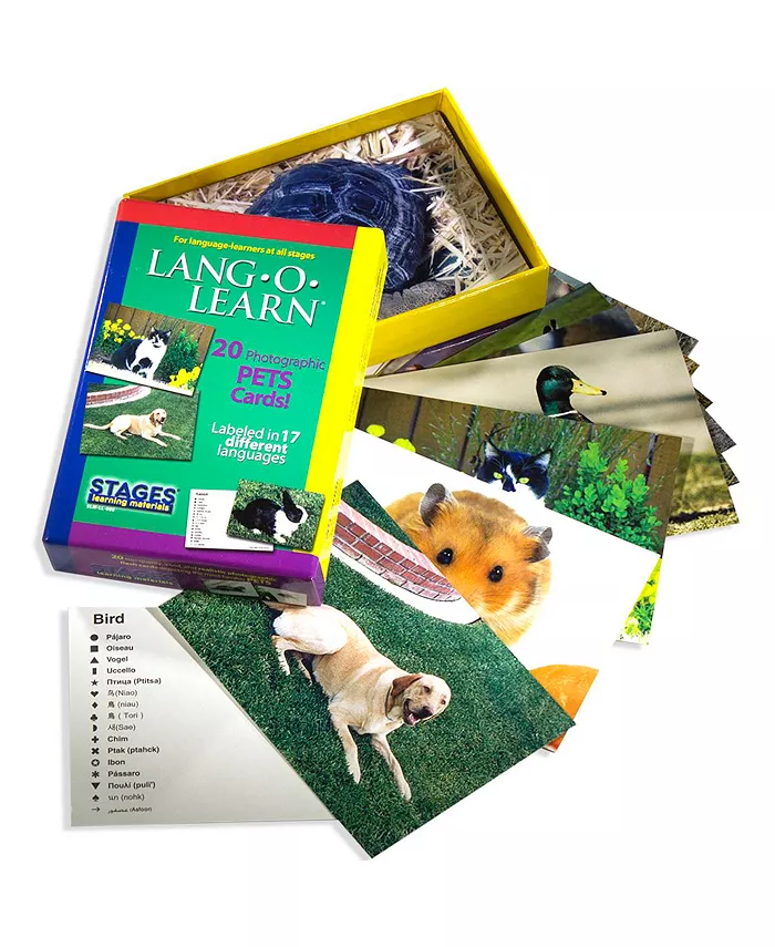 Stages Learning Materials Lang-O-Learn ESL Vocabulary Cards Flashcards， Pets - Mycitystee