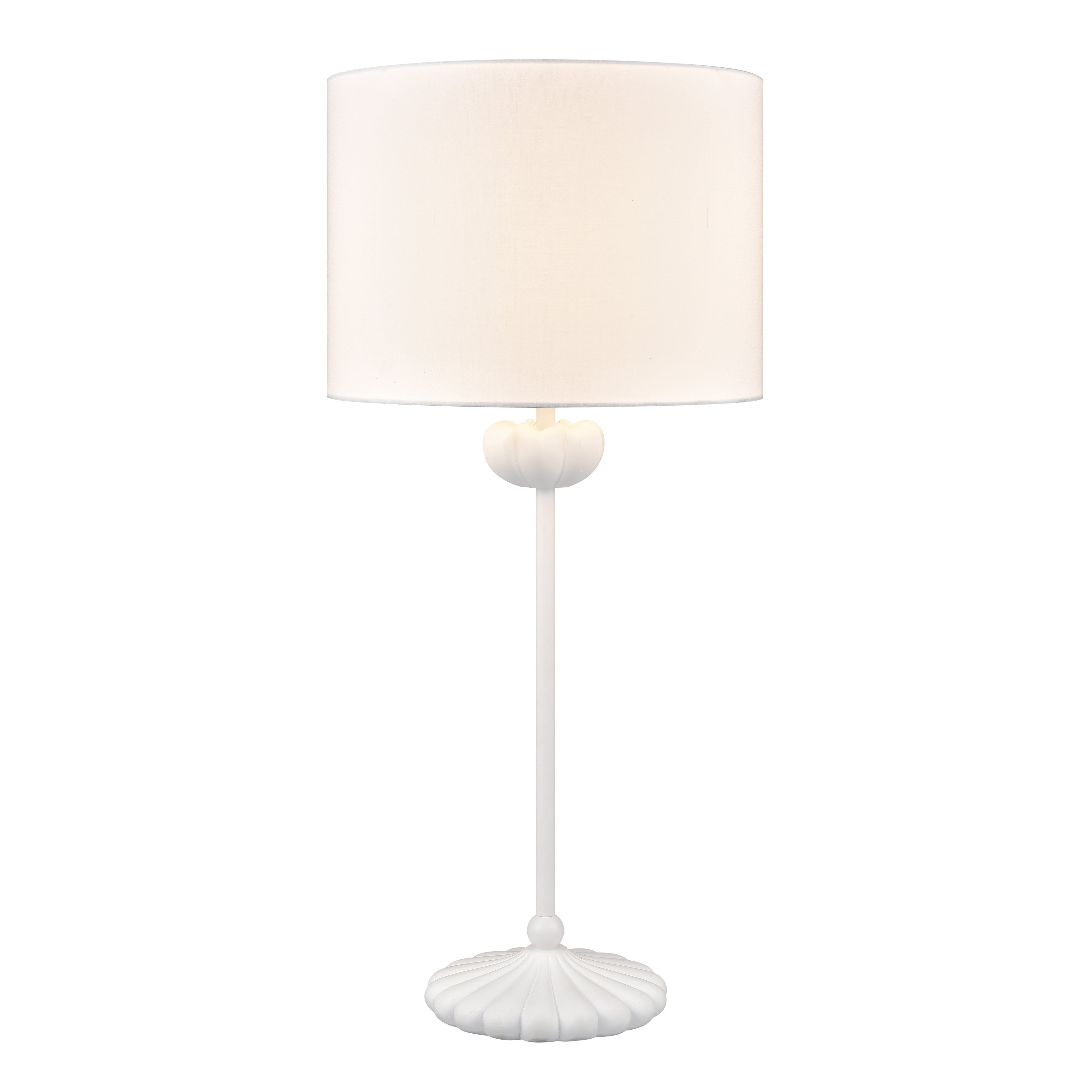 Liliaceae 30'' High 1-Light Table Lamp - White - Mycitystee