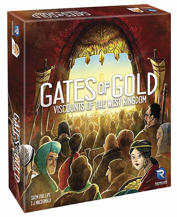 Renegade Game Studios Viscounts of the West Kingdom Gates of Gold-Tone Expansion Strategy Board Game - Mycitystee