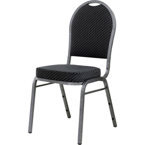 Lorell Upholstered Textured Fabric Stacking Chairs - 4/CT (62525) - Mycitystee