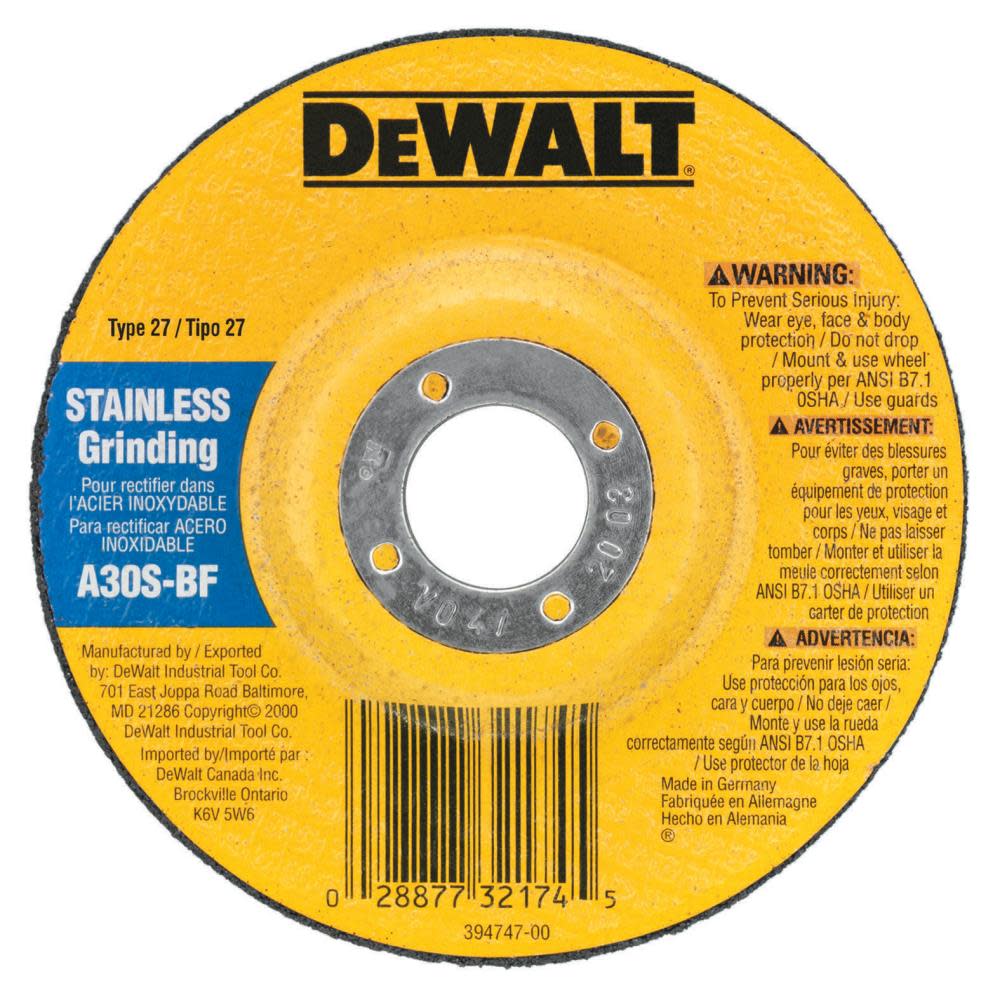 DEWALT 4-1/2 In. x 1/8 In. Cut Wheel DW8452 from DEWALT - Mycitystee