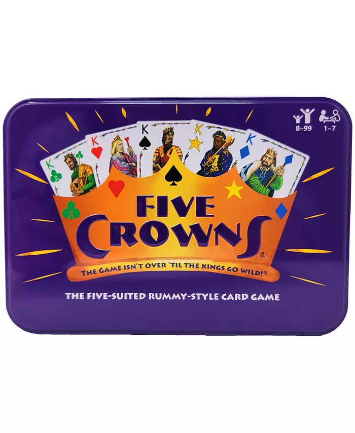 PLAYMONSTER Five Crowns - The Five-Suited Rummy-Style Card Game - Mycitystee