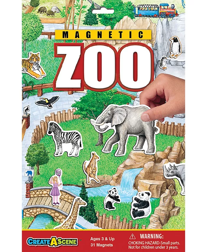 Lectrofan Lauri Create-A-Scene Magnetic Playset - Zoo - Mycitystee