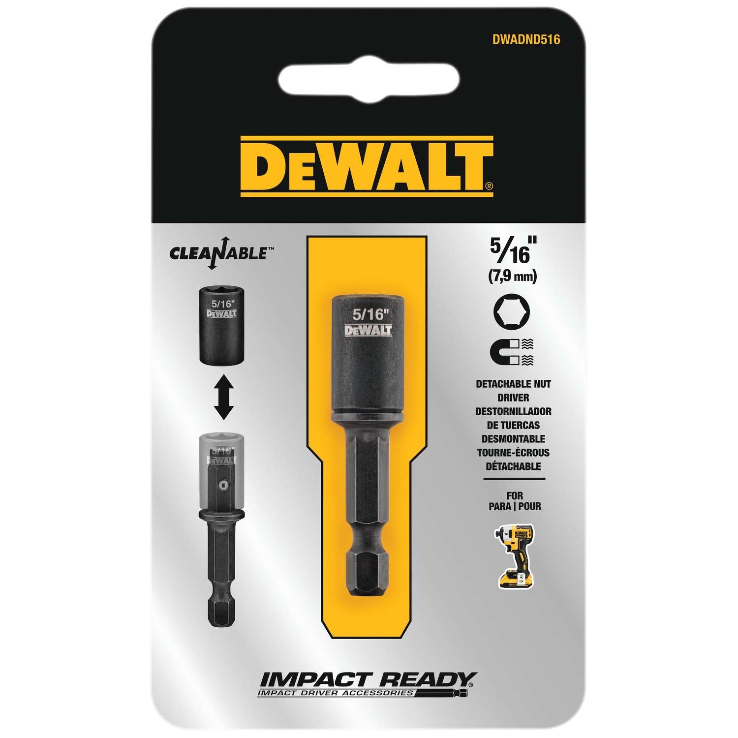 DeWalt 5/16 in. Metal Nut Driver 1 pc - Mycitystee