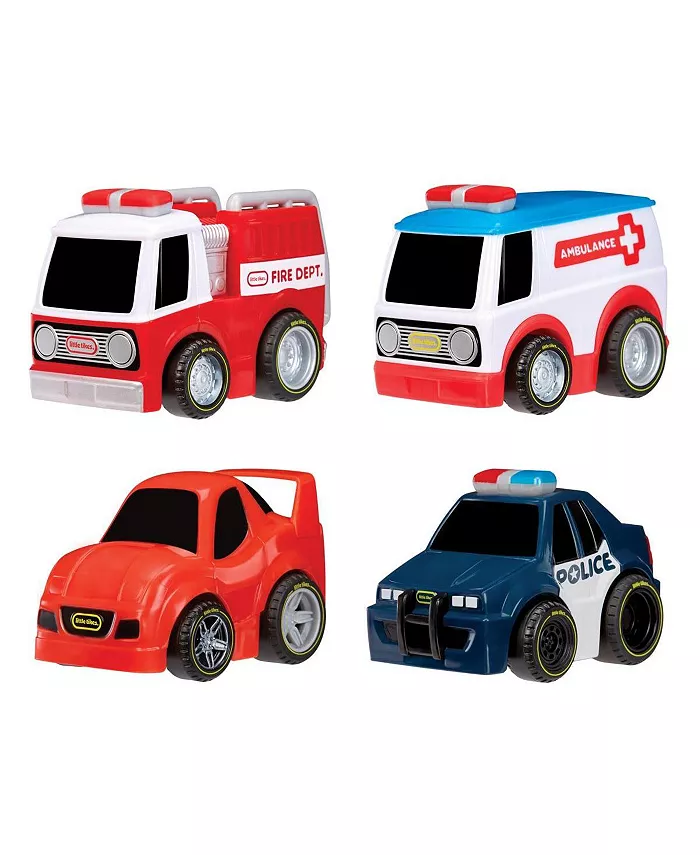 Kaplan Early Learning Crazy Fast Cars - 4 Pull-Back Vehicles - Mycitystee
