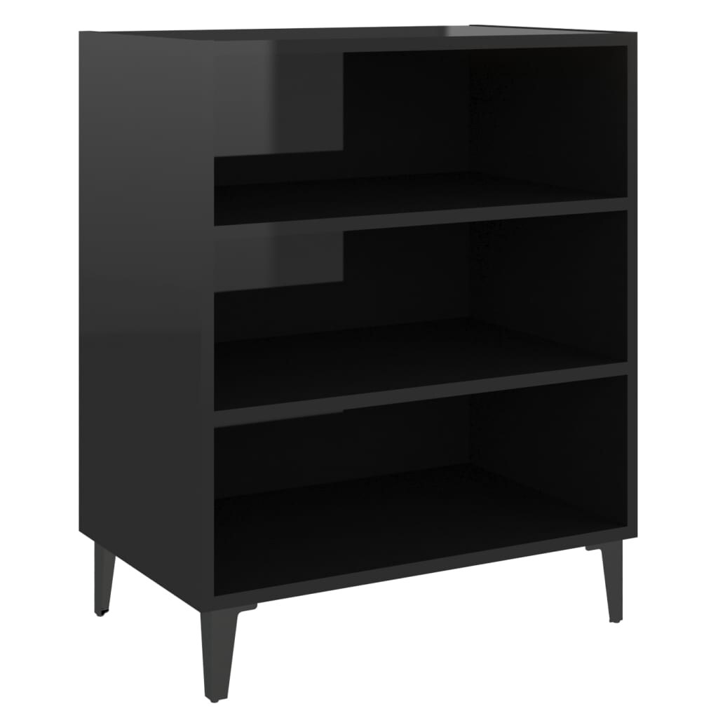 vidaXL Sideboard High Gloss Black 22.4