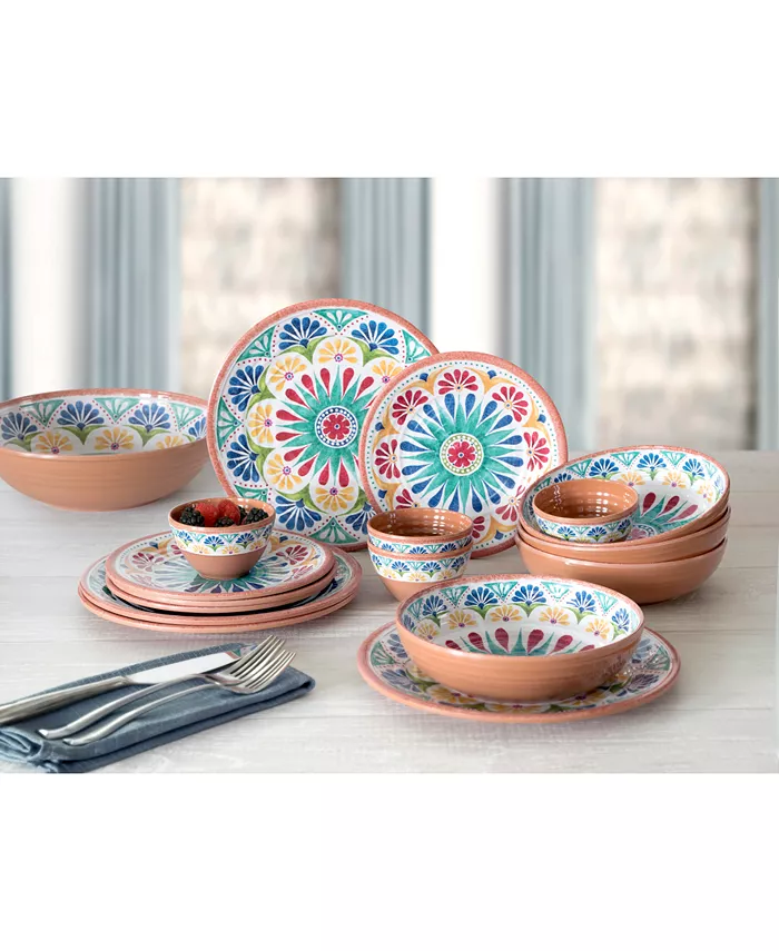 TarHong Melamine Rio Medalion Dinnerware Collection - Mycitystee