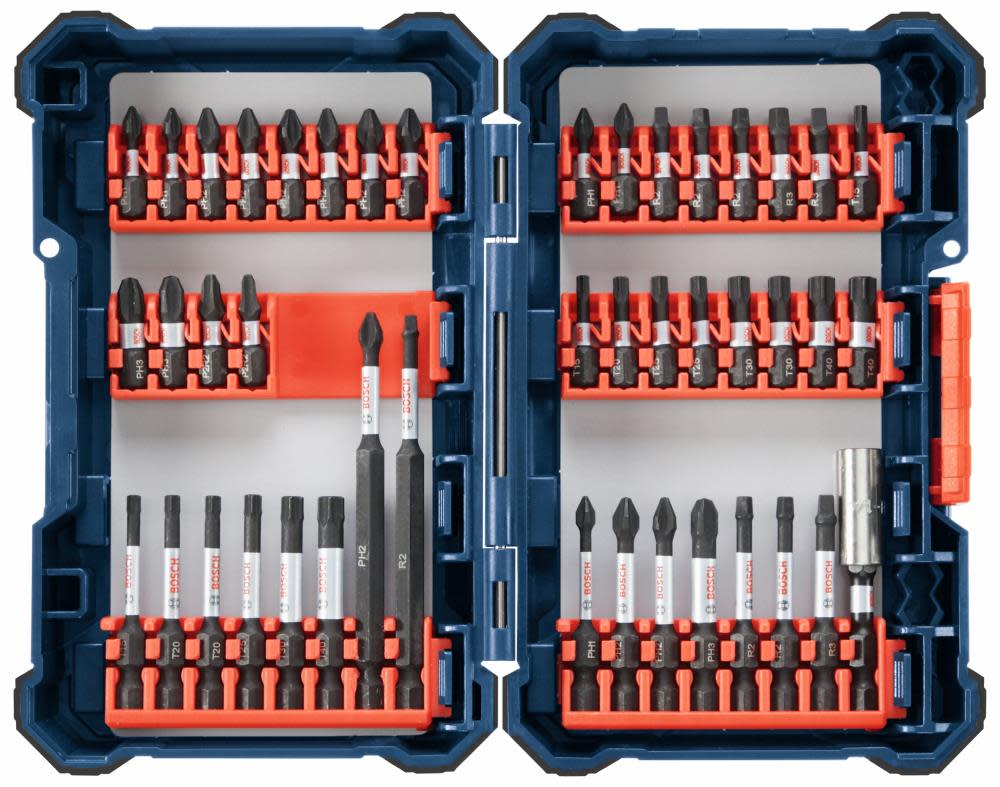 Bosch 44 pc. Impact Tough Screwdriving Custom Case System Set SDMS44 from Bosch - Mycitystee