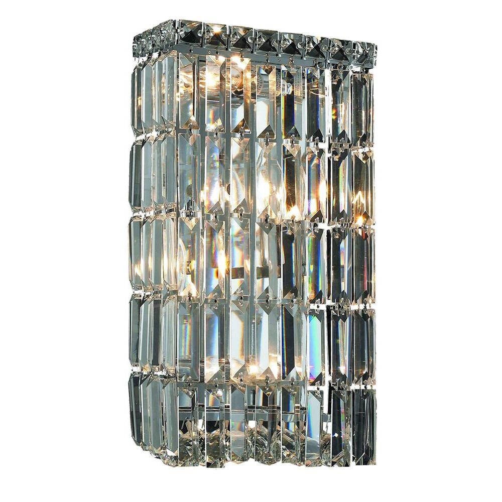 Fleur Illumination 4 light Chrome Wall Sconce - Mycitystee