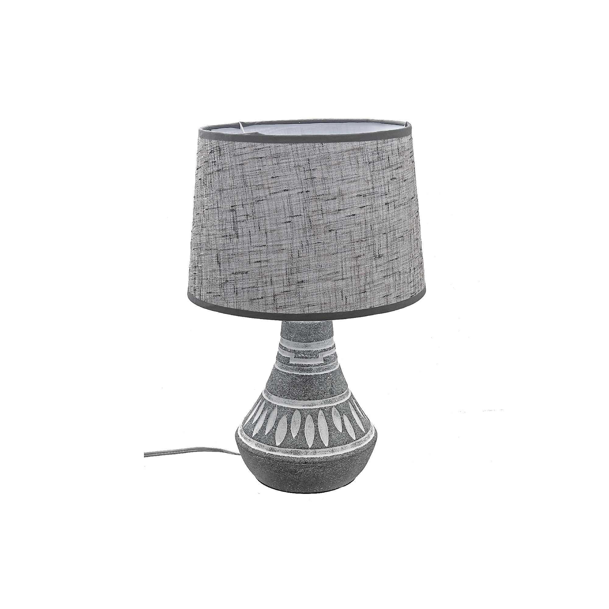 Ceramic Table Lamp With Shade (Ashton) - Mycitystee