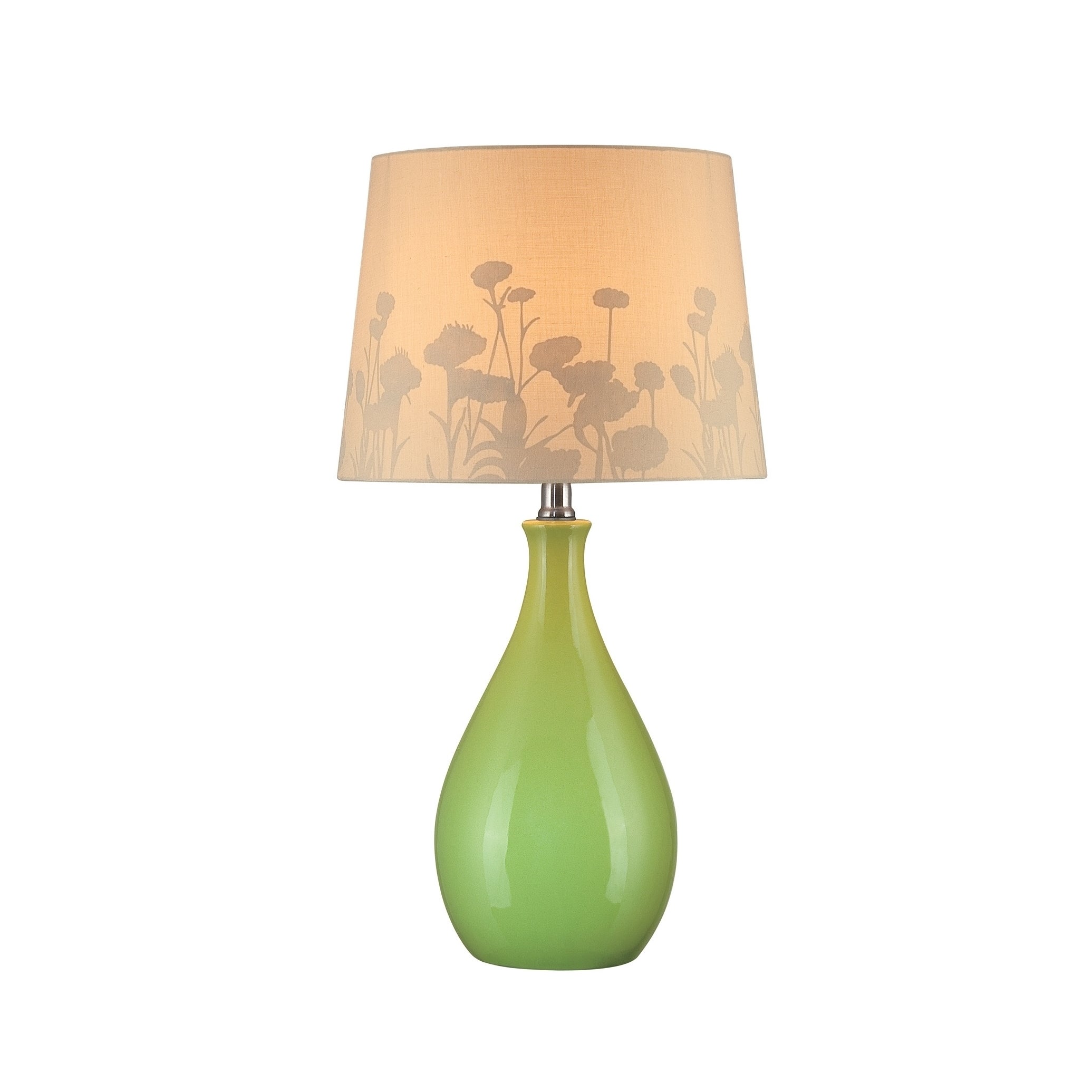 Lite Source Edaline 1-light Green Table Lamp - Mycitystee