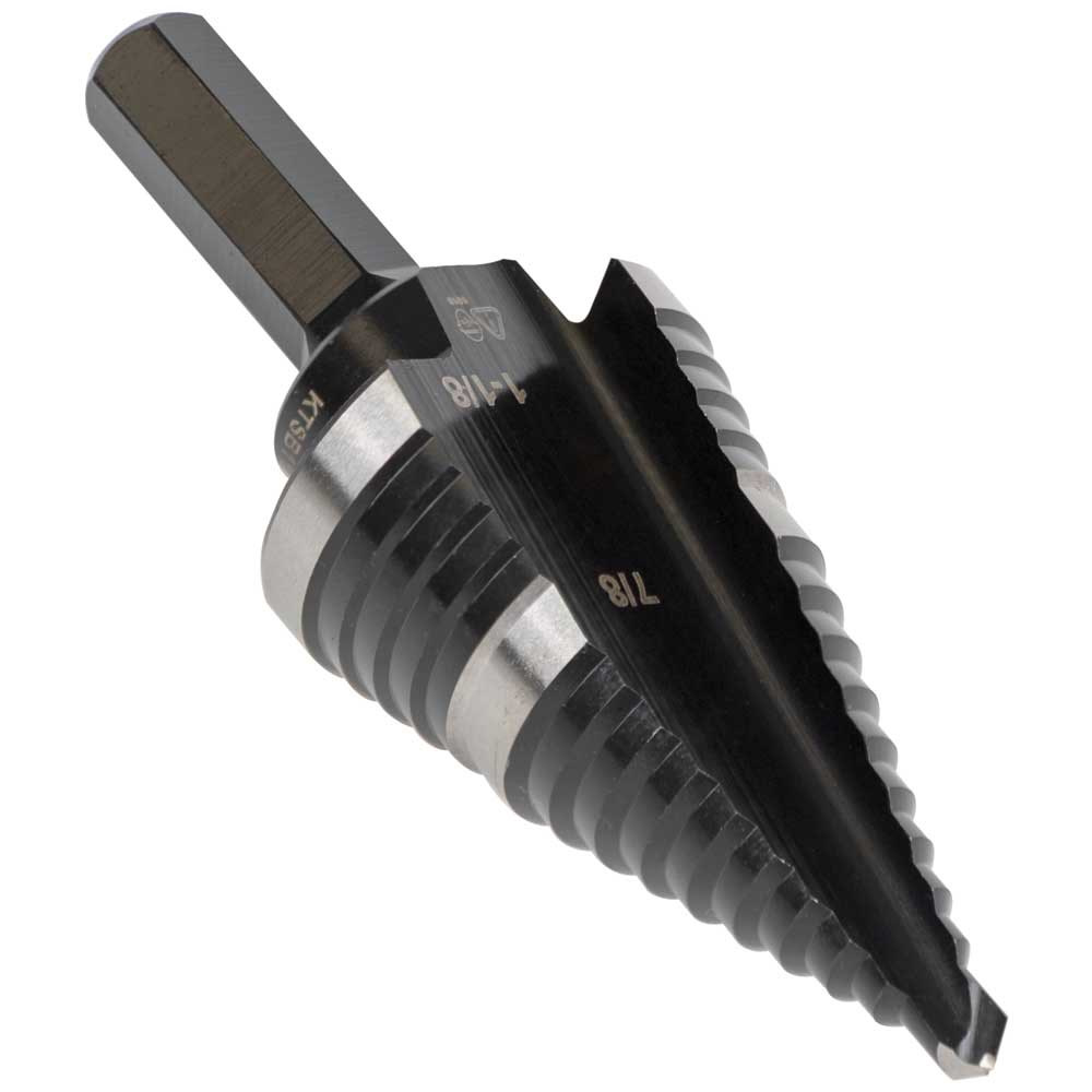 Klein Tools Step Drill Bit #11 Double-Fluted KTSB11 from Klein Tools - Mycitystee