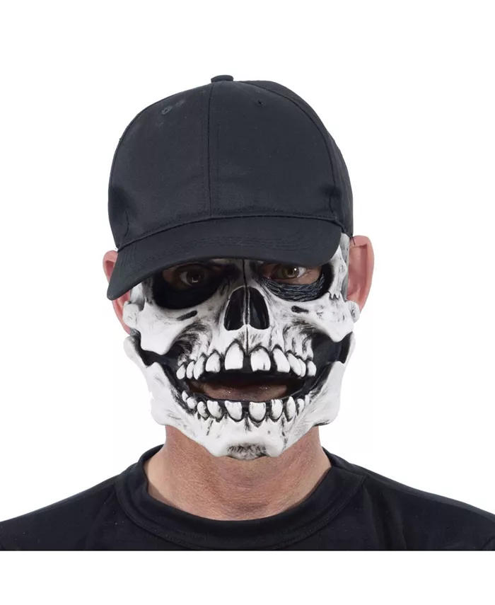 Zagone Studios ZagOne Size Studios White Ghost Little Raskull Latex Adult Costume Mask One Size - Mycitystee