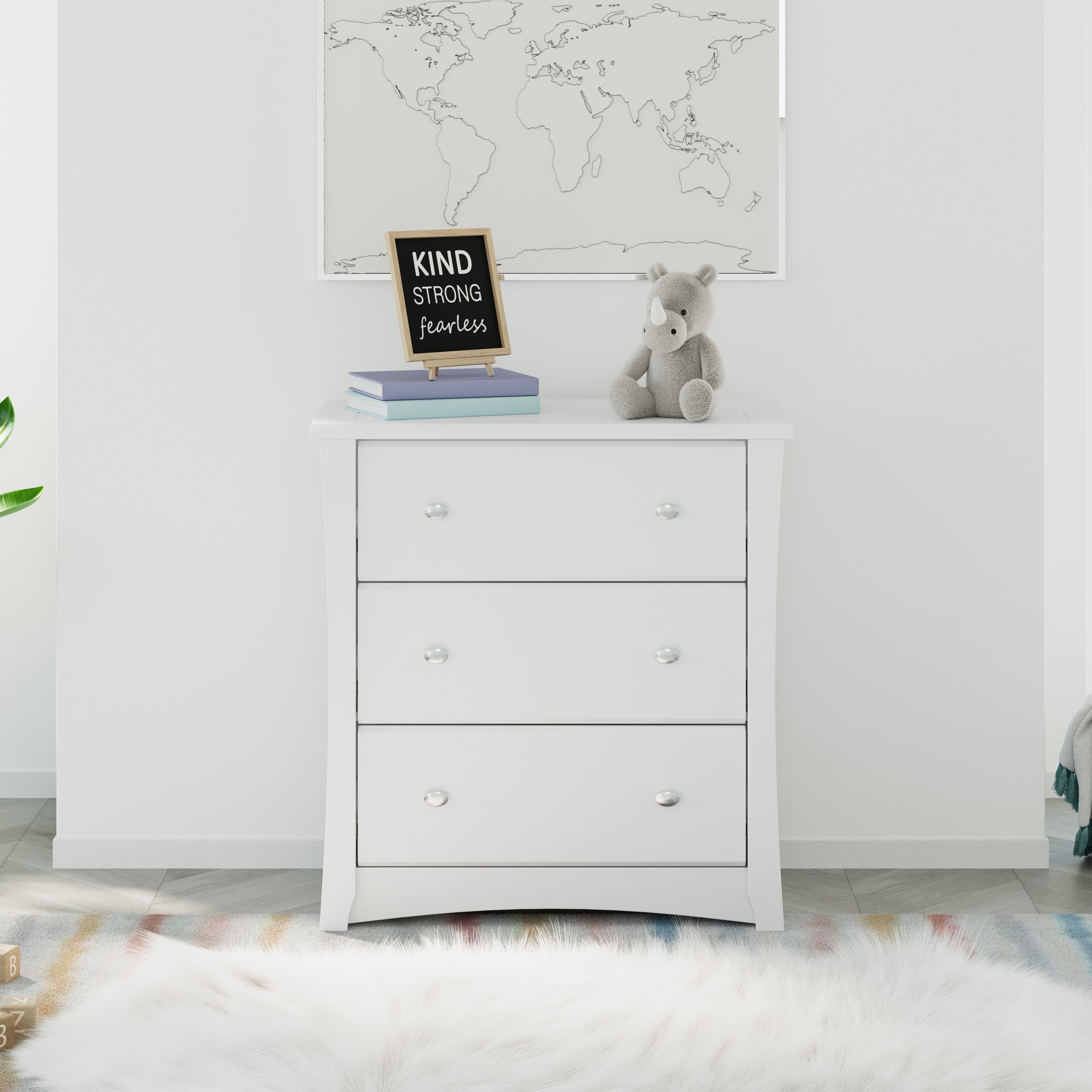 Crescent 3 Drawer Dresser Chest Espresso - - 36940919 - Mycitystee