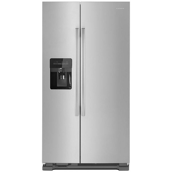 24.6 cu ft Side-by-Side Stainless Refrigerator - Mycitystee