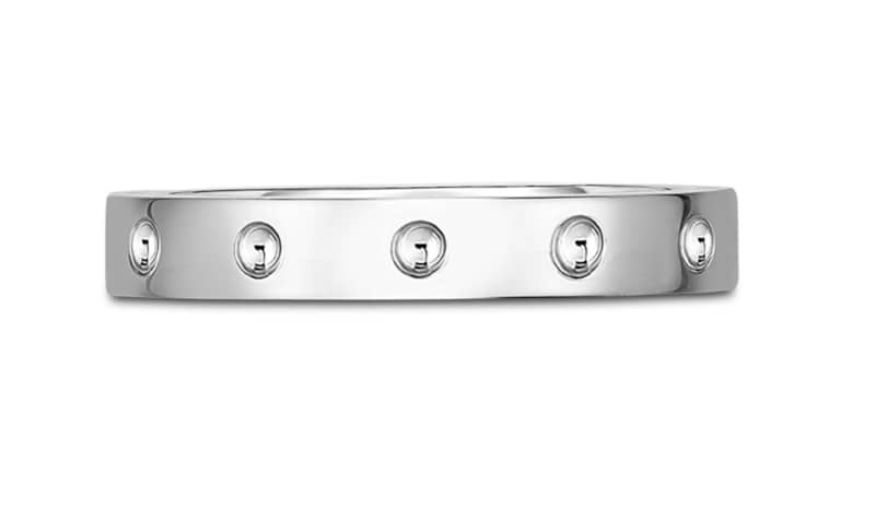 Roberto Coin 18KT White Gold Symphony Pois Moi Band Ring - Mycitystee