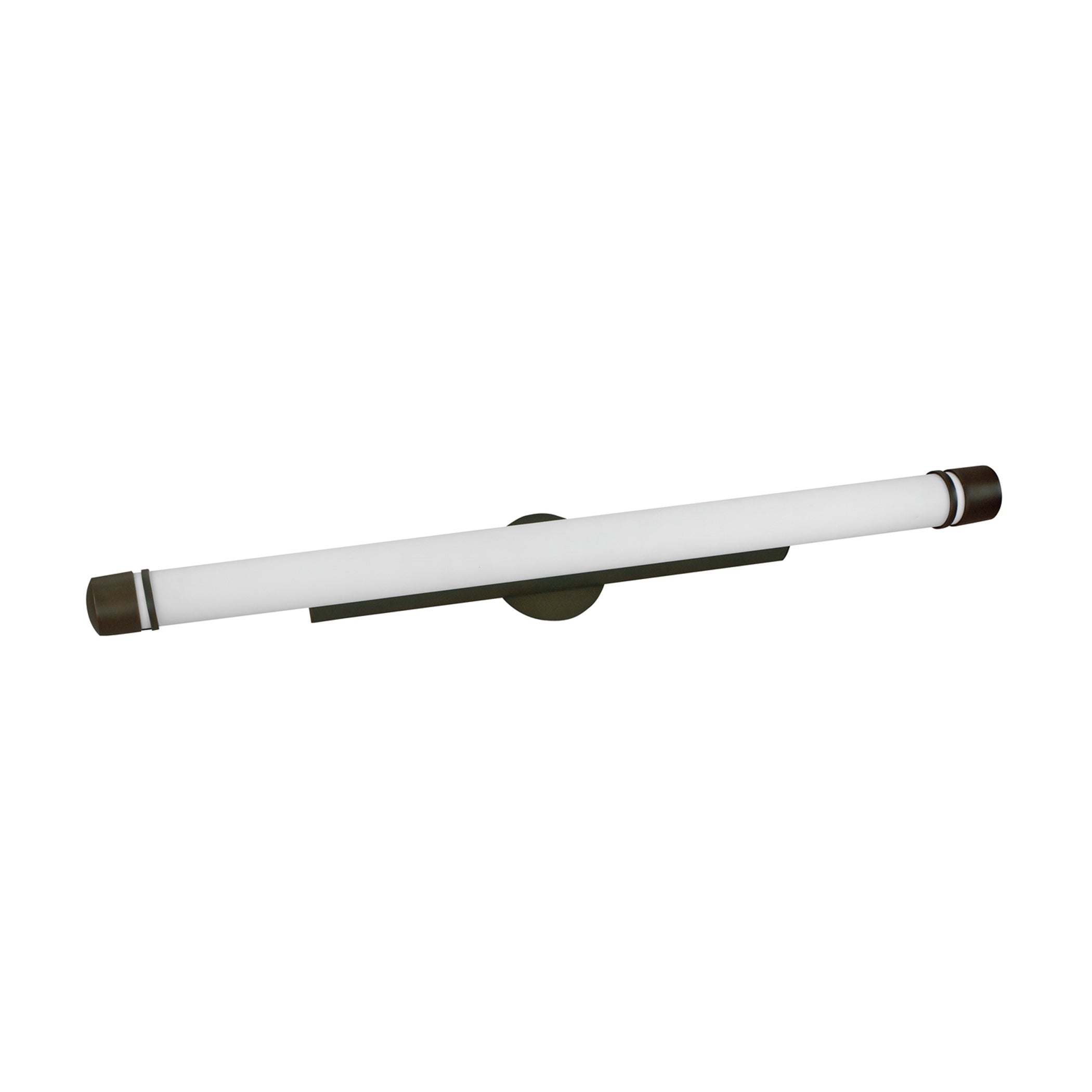 Aria 26-inch ADA Oil-Rubbed Bronze LED Vanity， White Acrylic Shade - Mycitystee