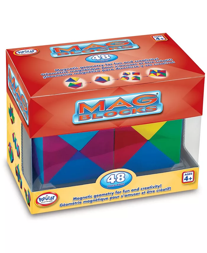Popular Playthings Mag Blocks 48 Pieces Set - Mycitystee