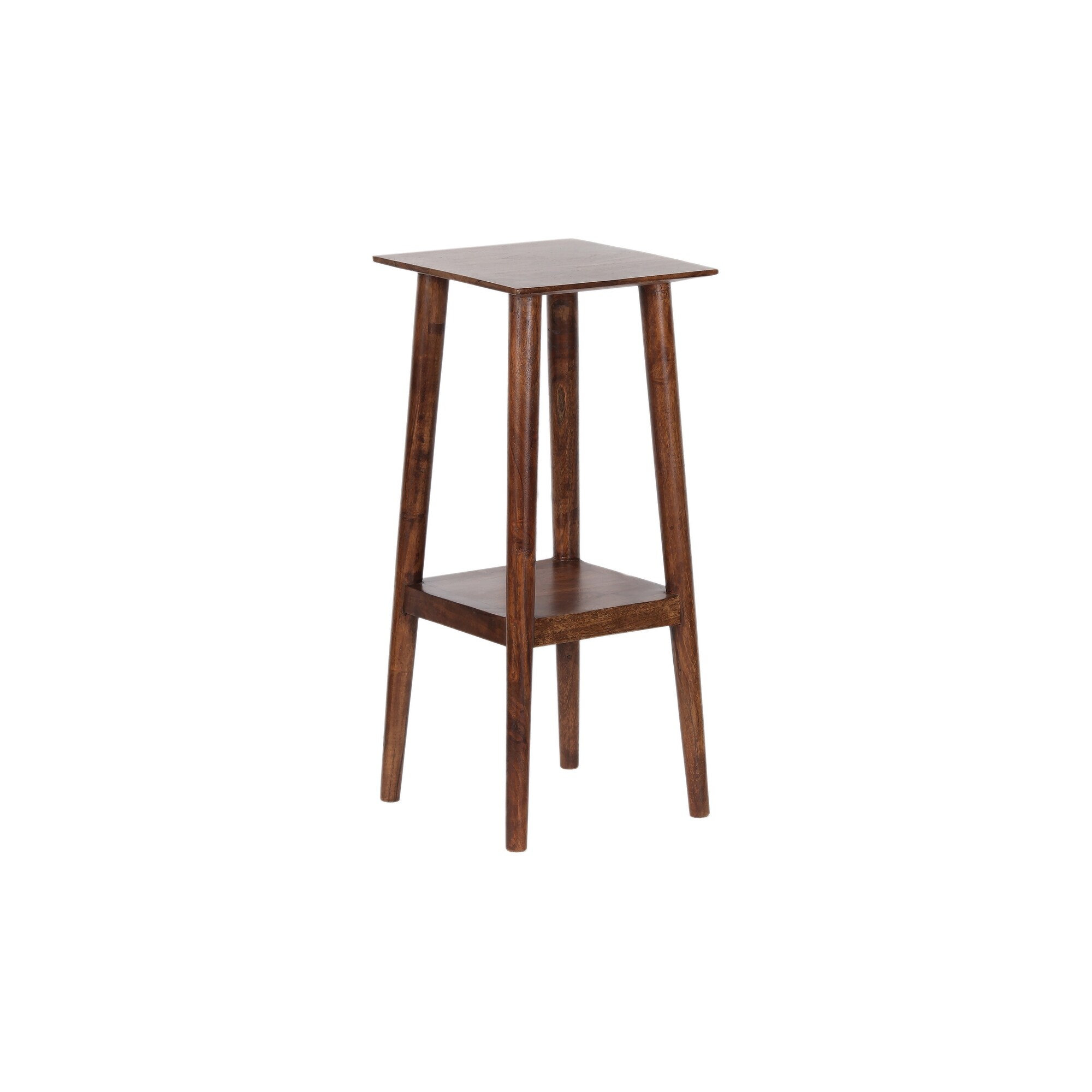Porter Designs Portola Transitional Solid Acacia Wood End Table， Brown - Mycitystee