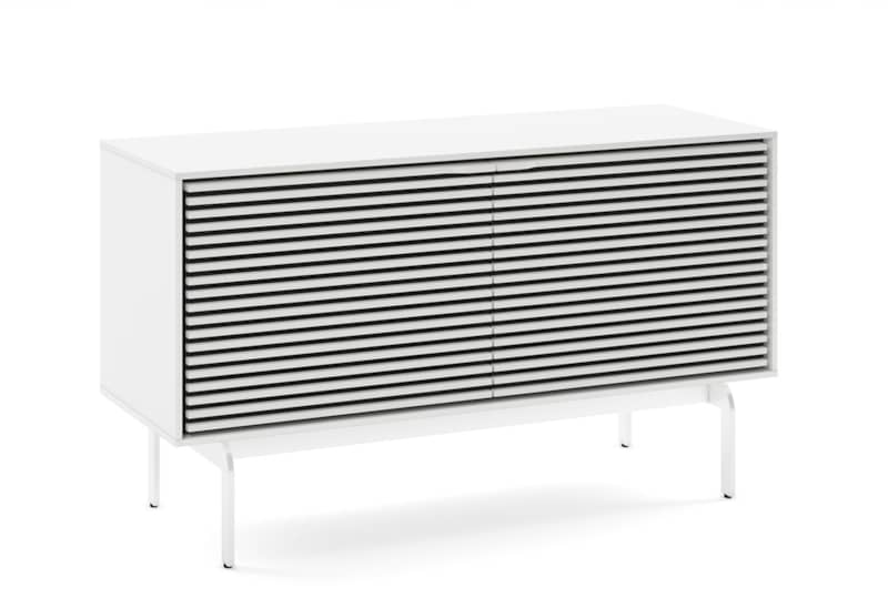 BDI Align Satin White Double Console Cabinet - Mycitystee