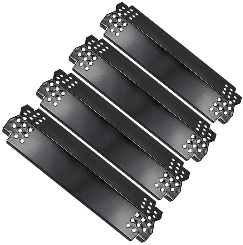 Heat Plates for Nexgrill 720-0830HM, 720-0783EH, 720-0783EF, 720-0697, 720-0697E, Porcelain Steel 4 Pcs Heat Tents Grill Parts - Mycitystee