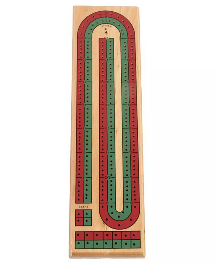 John N. Hansen Co. Classic Game Collection - 2 Track Color Cribbage - Mycitystee