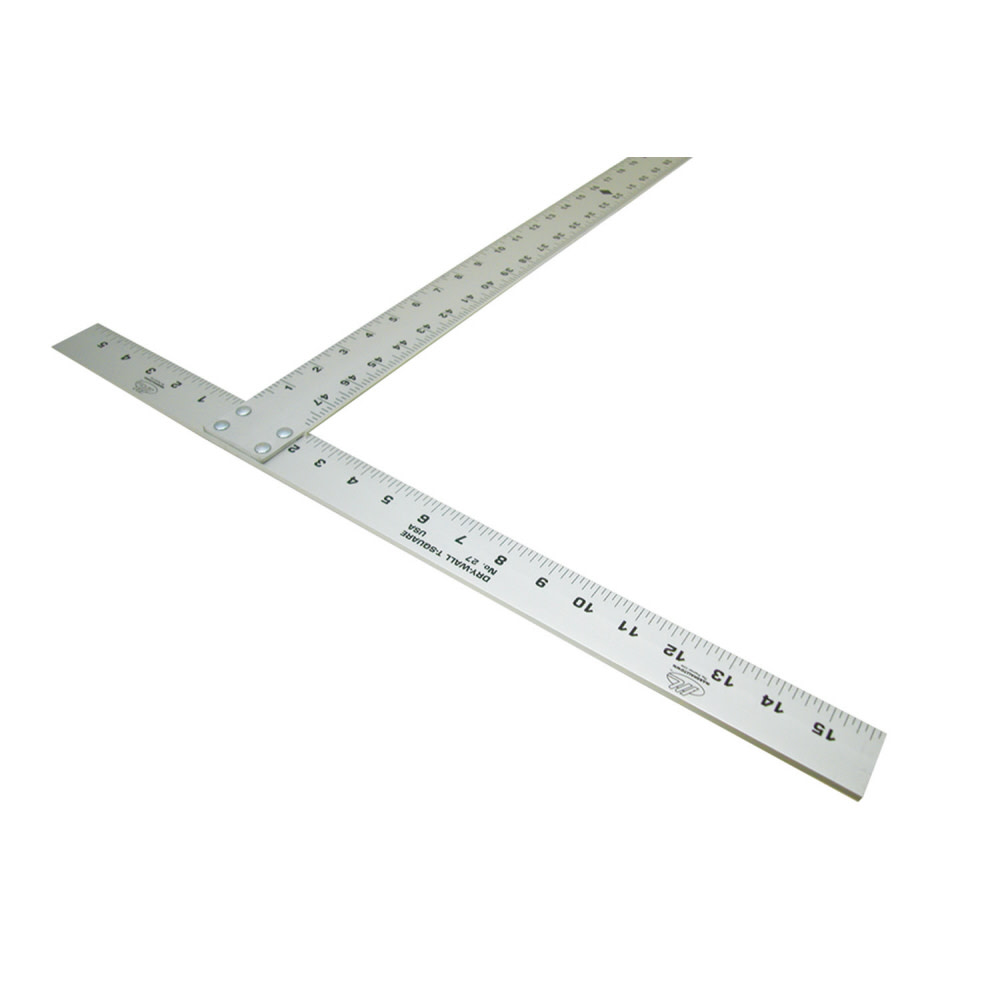 Standard Drywall T-Square - 54 in X 22 in - 3/16 in Thick Blade - Mycitystee