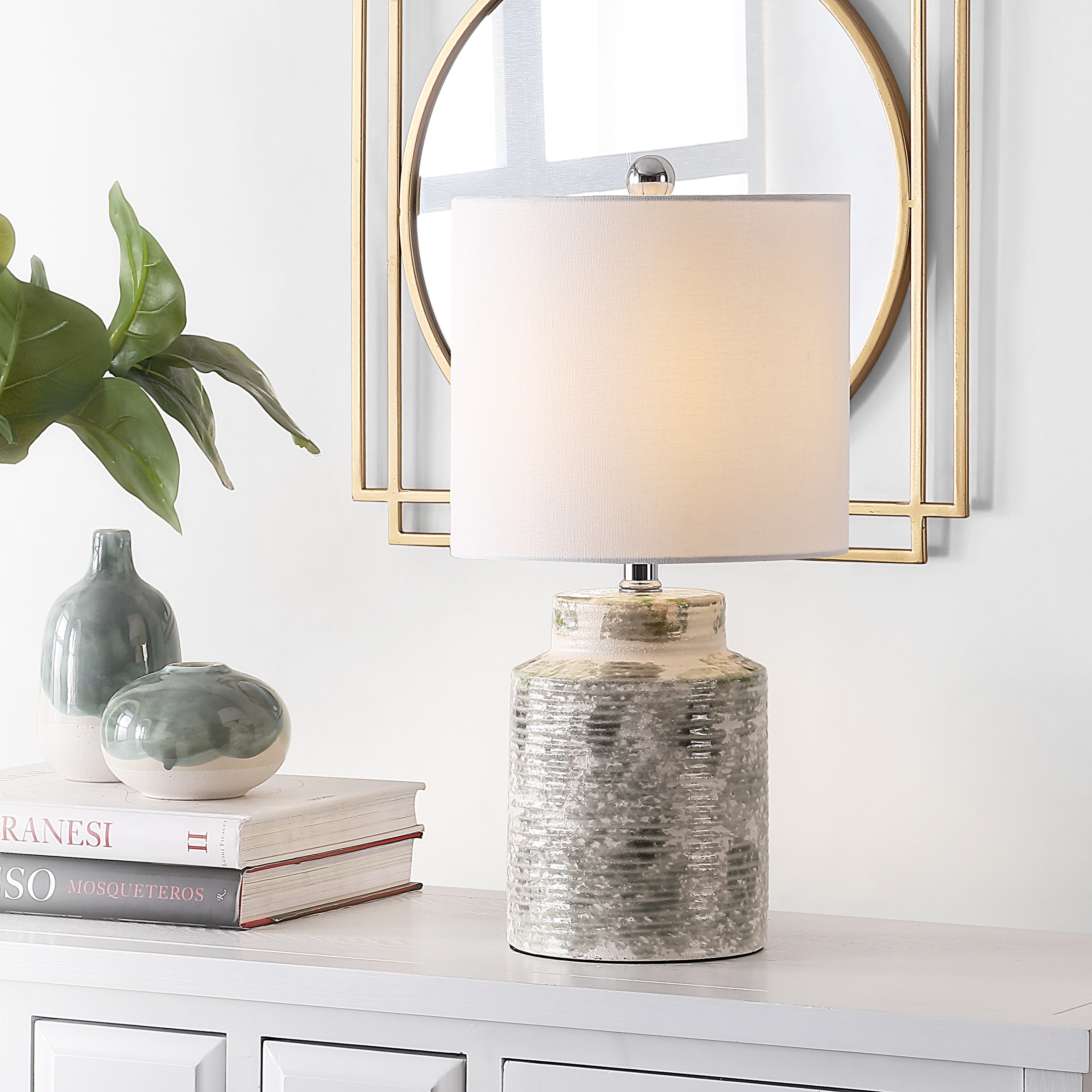 SAFAVIEH Lighting 19-inch Branko Ceramic Table Lamp - 10