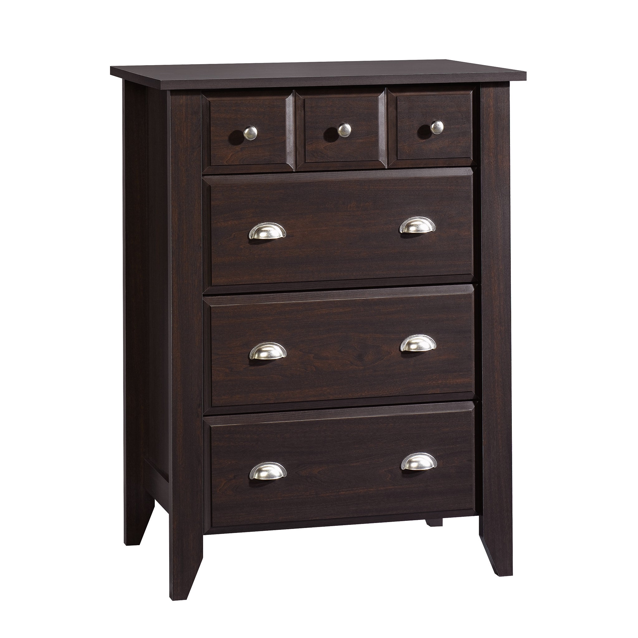 Shoal Creek 4-Drawer Chest， Jamocha Wood Finish - - 36139074 - Mycitystee