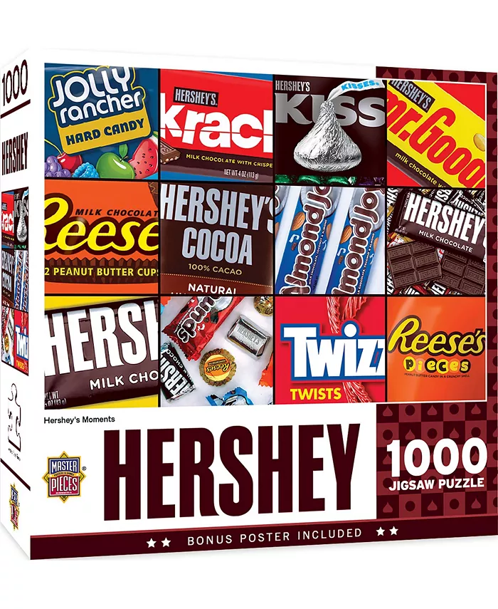 MasterPieces Puzzles Hershey - Moments 1000 Piece Adult Jigsaw Puzzle by MasterPieces - Mycitystee