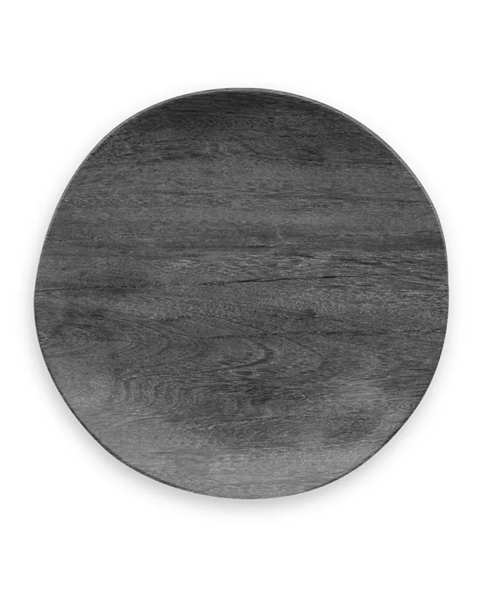 TarHong Faux Real Blackened Wood Dinner， 10.5