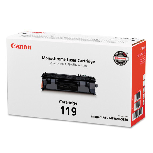 Canon 3479B001 (CRG-119) Toner， 2，100 Page-Yield， Black - Mycitystee