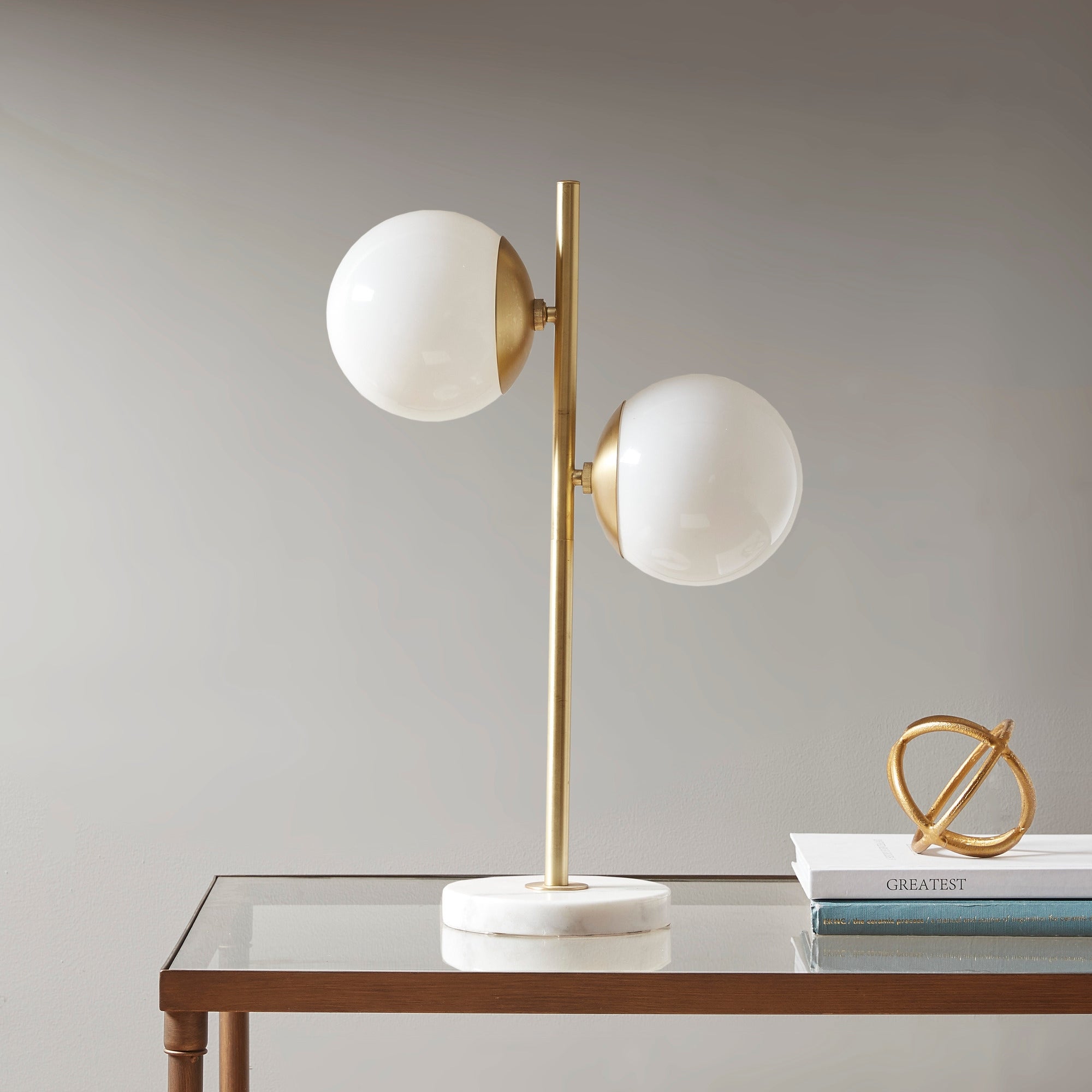 INK+IVY Holloway Marble Base Table Lamp - Mycitystee