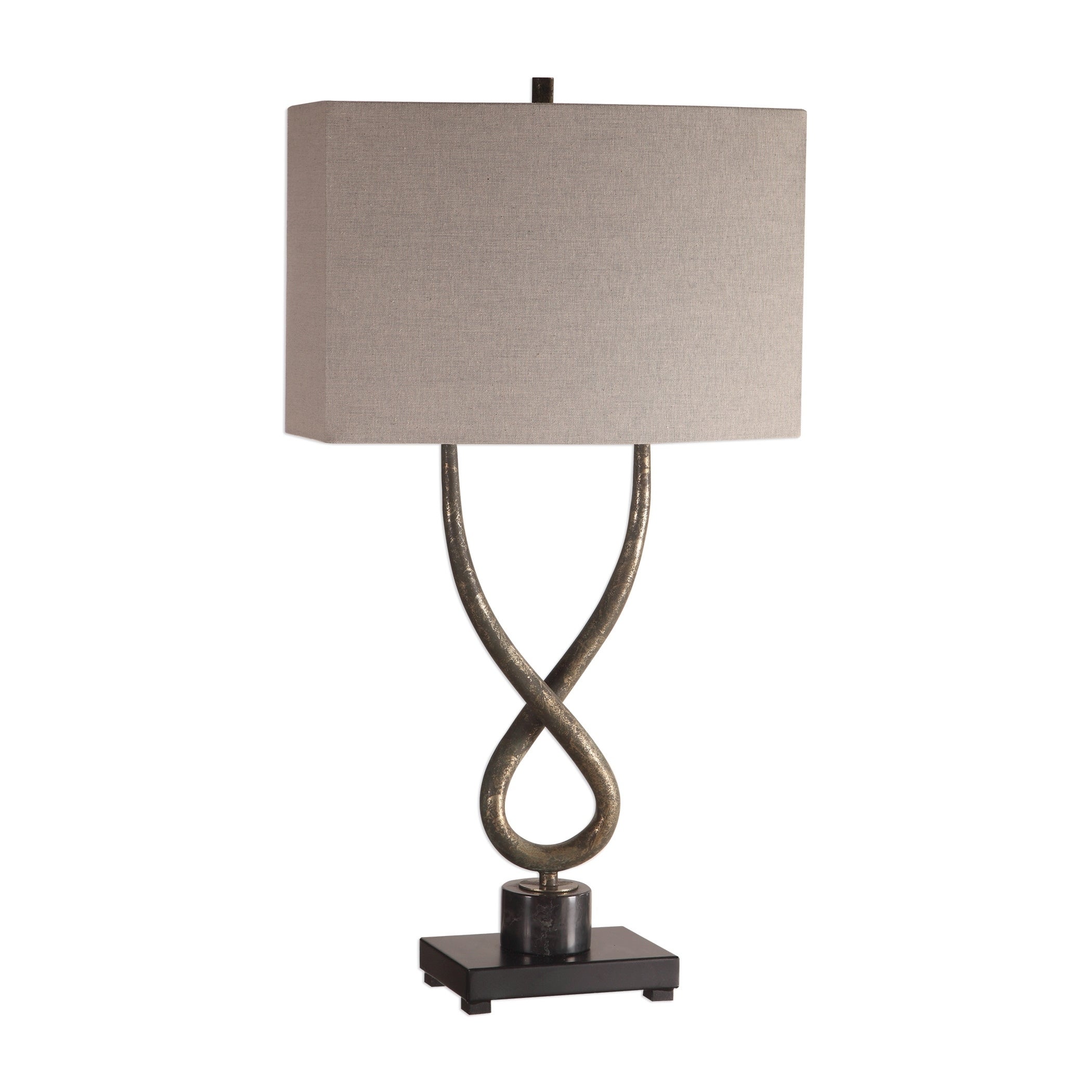 Uttermost Talema Distressed Aged Silver Leaf 1-light Table Lamp - Mycitystee